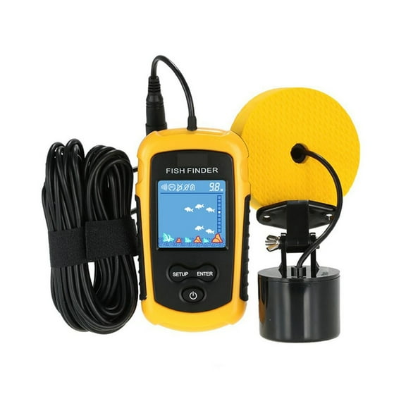 100M Portable Sonar LCD Fish Finders Fishing Tools Echo Sounder Fishing Finder Colorful Screen ,Easy to Use