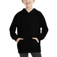 thumbnail image 2 of Uxgjfwu Toddler Hoodie Sweatshirt Boys Girls Crewneck Oversized Hooded Sweatshirt Kids Long Sleeve Pullover Tops Sizes 4-13, 2 of 8