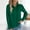Z01#Green, variant on Women Tops Ladies Casual Summer Shirts Women V-neck Shirts Fashion Solid Color Long Sleeve Turndown Collar Button Blouse Top