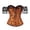 a-Gold, variant on Corset Women's Off Shoulder Lace Short Sleeve Jacquard Button Front Steel Bone Bustier Waist Cincher for Halloween Party Bridal Evening