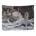 thumbnail image 2 of POPCreation Foraging Octopus Home Decoration Wall Tapestry 60x51 inches, 2 of 4