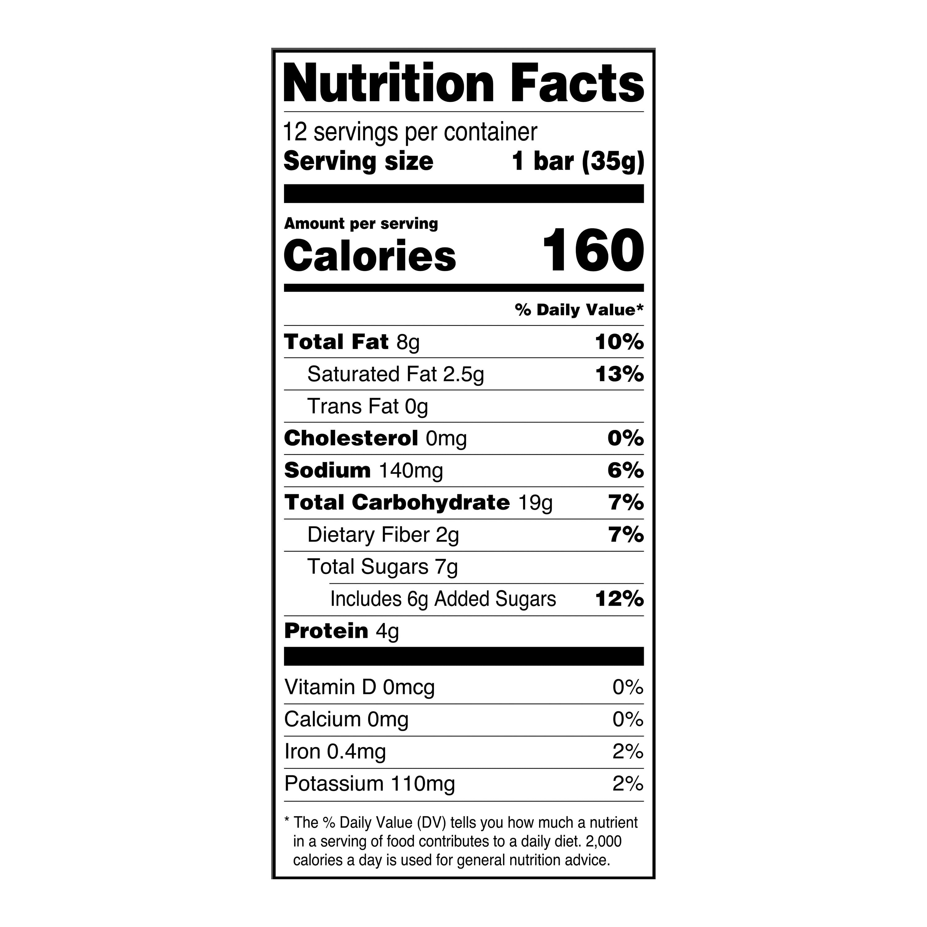 Great Value Peanut Sweet & Salty Chewy Granola Bars, Value Pack, 1.2 oz, 12 Count