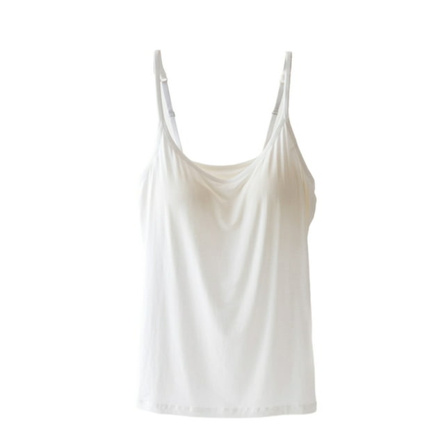 Camisola de yoga Qarigey Top Fitness Chaleco Ropa de gimnasia Fina Transpirable Suavidad al aire libre Lavable Traje deportivo Blanco XL