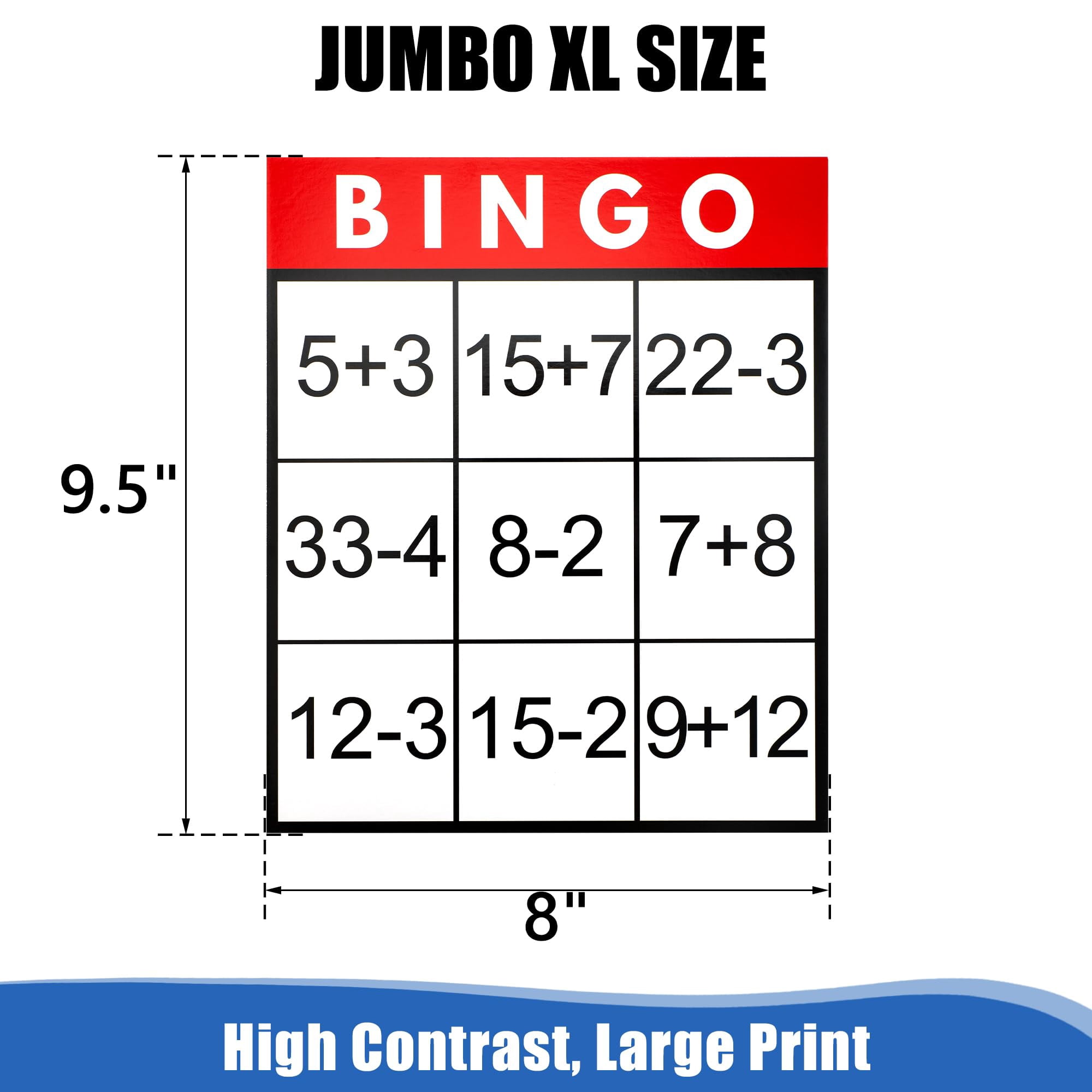 Assistex Large Text Bingo Games for Seniors – 11 Double Sided Board Games for Dementia Patients – Easy to Hold Alzheimers Games – Elder Games Activity Board