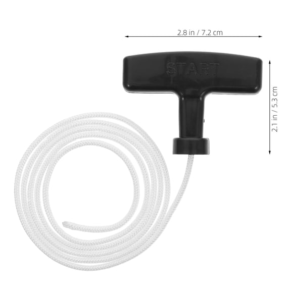 unbranded 2 Set Lawn Mower Starter Rope Replacement Pull Cord Handle Starter Rope Pull Cord Handle Mower Chainsaw Universal Replacement