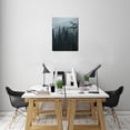 thumbnail image 7 of Magical Sunrise Misty Forest Print - 12x16in Canvas Artwork Perfect for Adding a Touch of Nature to Room Décor, 7 of 7