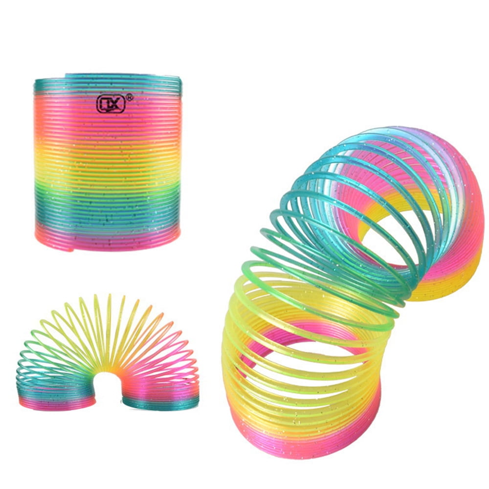 plastic rainbow slinky