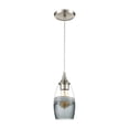 thumbnail image 2 of Elk Home Sutter Creek 5" 1 Light Modern Glass Mini Pendant in Nickel, 2 of 2