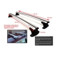 thumbnail image 4 of BRIGHTLINES Barres de Toit en Aluminium Haut de Gamme Robustes Antivol Porte-Toit Barres Croisées Compatibles avec Honda CRV 2012-2023 Sans Rails de Toit, 4 of 4