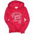 thumbnail image 1 of Aeropostale sudadera con capucha Eighty Seven Script para mujer, rojo, XS, 1 of 1
