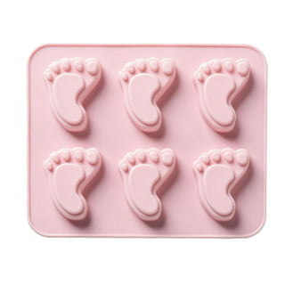 MUYULIN Baby Shower Fondant Molds (5 Pack), Cute Silicone Chocolate, Feet  Molds, Clothes Decorate Mould for Baby Baptism Theme Party, Cake Baking