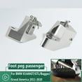 thumbnail image 3 of 2 Pcs For BMW K1600GT GTL Bagger CNC Passenger Foot Peg Footrest Lowering Kit Adapter, 3 of 5