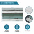 thumbnail image 6 of Green Gray White Placemats Set of 8, Country Vintage Gradient Wooden Plank Placemats for Dining Table, Place Mats for Kitchen Tabletop, Waterproof Wipeable Dining Table Mats Set, 6 of 9