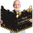 thumbnail image 2 of Jangslng Extra Large Greeting Card Creative Shape Bright Color Jumbo Retirement Card Big Guest Book Party Decoration, 2 of 8