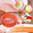 thumbnail image 3 of Matsuzay Sellador de sándwich de cocina, molde para sellar pan, molde para tostadas de desayuno, fabricante de pasteles para el almuerzo, herramienta Herramientas y accesorios para hornear Ronda Matsuzay HA008688-01, 3 of 6