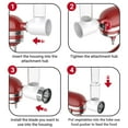 thumbnail image 3 of TOCOKEID Slicer Shredder Attachment for KitchenAid Stand Mixer, Cheese Grater Attachment for Kitchenaid,White, 3 of 7