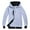 Grey, variant on Huowey Toddler Child Boys Autumn Winter Long Sleeved Color Block Hooded Zipper Coat Tops Cute Dailywear, 4-5 Years