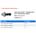 thumbnail image 2 of Oil Pressure Sender - Compatible with 1999 - 2002 Daewoo Leganza 2000 2001, 2 of 2