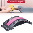 thumbnail image 4 of Guardurnaity Masajeador de espalda Fitness Relajación Camilla Estiramiento Presión Aliviar Viaje Plástico Columna vertebral Soporte Tipo 2 Púrpura masajeadores Tipo 1 rosa Guardurnaity CE011707-03, 4 of 6