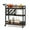 Rustic Brown, variant on Giantex 3-Tier Bar Cart, Industrial Serving Cart w/Wine Racks & Glass Holders, Kitchen Rolling Cart, Brown