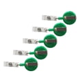thumbnail image 4 of 5pcs Rond Multi Couleurs Rétractable Bobine ID Badge Lanière Nom Porte-Clés Ceinture Clip, 4 of 7