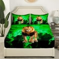 thumbnail image 3 of Erosebridal Wildlife Lion Sheet Set Full, 3D Animal Bedding Sets Full Size, Adult Teen Reversible Full Sheet Sets, Ultra Soft Bedroom Decorative, 4pcs, 3 of 7