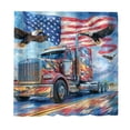 thumbnail image 5 of 4th of July Shower Curtain, Patriotic Decor Summer Shower Curtain for Bathroom Home Decor, 70 W x70 H Inch Waterproof Polyester Fabric with Hooks(O), 5 of 6