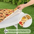 thumbnail image 5 of Colorful Mushroom Round Fitted Tablecloth with Elastic Edge,Dining Table Cover Waterproof,Outdoor Round Tablecloth for Camping,Dining,Indoor and Outdoor, 5 of 7