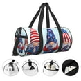 thumbnail image 5 of Gaeub Cute Gnomes in USA1 Lightweight Travel Cylinder Bag Gym Tote Bag Sports Training Duffle Bag with Pockets and Straps, 5 of 8
