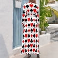 thumbnail image 2 of JACKPOT! Robe Longue Élégante pour Femmes avec Piques et Cœurs, Robe de Soirée en Solde, 2 of 4
