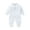 White, variant on Baby Boy Baptism Outfit with Bowtie Long Sleeve Romper Christening Clothes White 0-18 Months