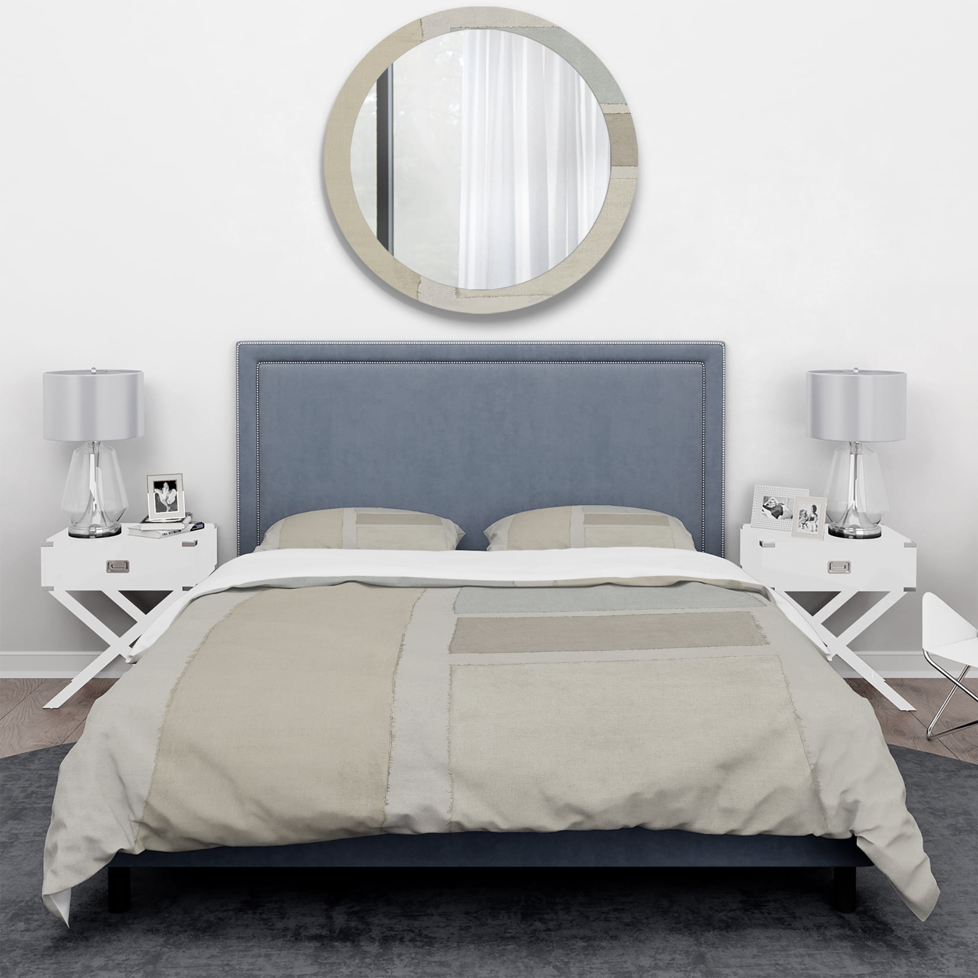 Designart 'Painted Weaving III FB' Geometric Duvet Cover Set