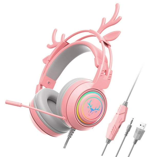 Pink discount computer headset