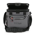 thumbnail image 1 of Titan by Arctic Zone Deep Freeze Cooler - Enfriador rígido sin cremallera para 16 latas - Aislamiento de congelación profunda, revestimiento HardBody y SmartShelf - Gris piel de tiburón, 1 of 5