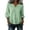 Green, variant on ClodeEU Women's V Neck 3/4 Sleeve Puff Sleeve Loose Blouse,Solid Color Casual Summer Top a-Green,Women's Plus L