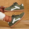 thumbnail image 7 of NexTorq Walking Shoes Women, Arch Support Shoes for Women, Women's Slip On Shoes, Womens Casual Shoes, Women Classic Retro Fashion Sneakers Casual Walking Footwear Anti Slip Trainers, Army Green, 5.5, 7 of 7