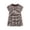 A-Brown292, variant on Bobifish Toddler Dress Casual Dress Striped Print Cap Sleeve Crew Neck T Shirt Dress Summer Casual Daily Outings Daily Dress