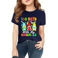 thumbnail image 3 of Coerni 100 Days Of School Letter Graphic Shirt for Toddler Boys Girls, Kids Happy 100th Day School Soft Cotton Tee Tops, 3 of 8