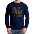 thumbnail image 4 of UGP Campus Apparel Straight Outta Los Angeles - LA Football Pride Long Sleeve T Shirt - Large - Navy w/Old Gold Print, 4 of 6