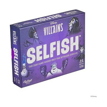 Ridleys Games RDL40381 Selfish Disney Villains Edition Card Games