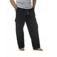 thumbnail image 2 of Pro Club Mens Heavyweight Cargo Sweatpants, Black, 3XL, 2 of 4