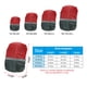 thumbnail image 2 of Cubierta de mochila impermeable Uxcell de 18-30L con correa ajustable y tiras reflectantes, tamaño S, gris y rojo, 2 of 5