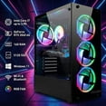 thumbnail image 3 of STGAubron Gaming PC, Intel Core I7-4770 up to 3.9G, RTX 2060 6G GDDR5, 16GB RAM, 512GB SSD, WiFi 6 & BT 5.2, RGB Fan x4, Win 11 Home, 3 of 6