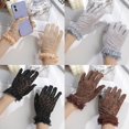 thumbnail image 2 of Guantes cortos elegantes para mujer y niña, guantes de verano de cortesía para cena de boda, 2 of 5