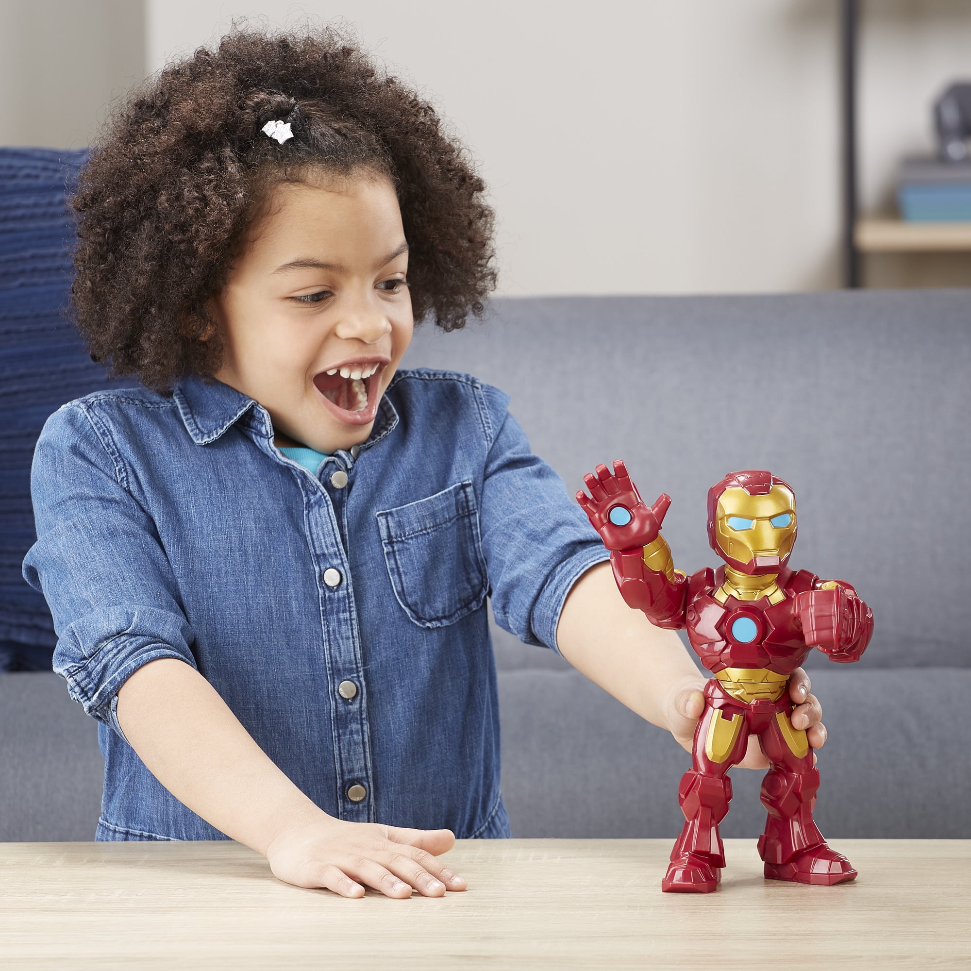 Boys Girls Marvel Avengers Ironman Playskool Heroes Super Hero Iron Man Ages 3 