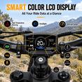 thumbnail image 4 of Aoemoe 20'' Fat Tire Electric Mountain Bike for Adults, 500W 48V 15Ah Battery, 28MPH High-Speed Cruiser Ebike, All-Terrain Bicycle with Front Suspension & LED Display UL2849, 4 of 7