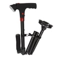 thumbnail image 2 of Folding Walking Cane, Aluminium Alloy T Handle Extension Cane LED Light High Stability Keep   for Elderly for Outdoor Use, 2 of 8