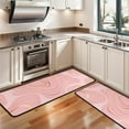 thumbnail image 3 of Kitchen Rugs Sets Of 2,Pink Gold Marble Pattern Anti Fatigue Kitchen Mat Rugs Non Slip Washable,Decorative Kitchen Floor Mats for Kitchen,Sink,Laundry,17"x47"+17"x47", 3 of 5