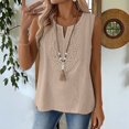 thumbnail image 2 of Pxiakgy Sleeveless Tops for Women Casual Clothes Trendy Fashion Outfits Flowy Tank Tops Basic Tees Lightweight Gauze Shirts Cute Spring Summer Tops for Women 2026 Boho Tops for Women Boho Shirts M, 2 of 5