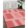 thumbnail image 3 of Ahgly Company Machine Washable Indoor Rectangle Transitional Light Salmon Pink Area Rugs, 2' x 3', 3 of 7